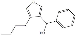 (4-BUTYLTHIOPHEN-3-YL)(PHENYL)METHANOL Struktur