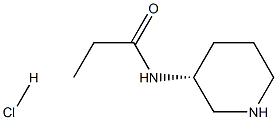 (R)-N-(Piperidin-3-yl)propionamide hydrochloride Struktur