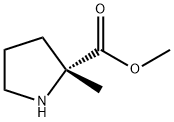 methyl (2R)-2-methylpyrrolidine-2-carboxylate Struktur