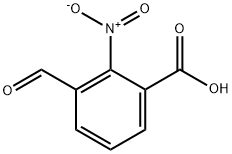 3-formyl-2-nitrobenzoic acid Struktur