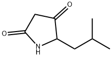 5-isobutylpyrrolidine-2,4-dione Struktur