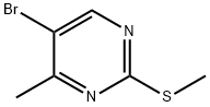 5-Bromo-4-methyl-2-(methylthio)pyrimidine Struktur