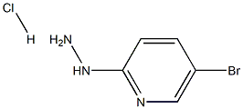 5-bromo-2-hydrazinylpyridine hydrochloride Struktur