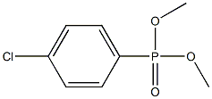 Phosphonic acid, (4-chlorophenyl)-, dimethyl ester Struktur