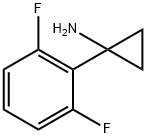 1-(2,6-difluorophenyl)cyclopropanamine Struktur