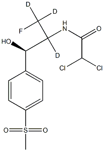 2,2-dichloro-N-[(3R)-1,1,2-trideuterio-1-fluoro-3-hydroxy-3-(4-methylsulfonylphenyl)propan-2-yl]acetamide Structure