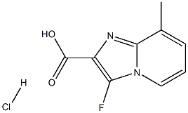 3-fluoro-8-methylimidazo[1,2-a]pyridine-2-carboxylic acid hydrochloride