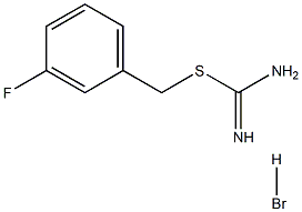 {[(3-fluorophenyl)methyl]sulfanyl}methanimidamide hydrobromide Struktur