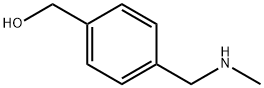 (4-Methylaminomethyl-phenyl)-methanol Struktur