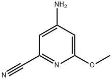 4-AMINO-6-METHOXYPICOLINONITRILE Struktur