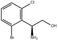 (2S)-2-AMINO-2-(2-BROMO-6-CHLOROPHENYL)ETHAN-1-OL Struktur