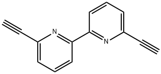 2-ethynyl-6-(6-ethynylpyridin-2-yl)pyridine Struktur