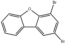 2,4-dibromodibenzofuran Struktur