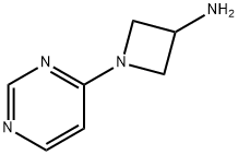 1-(Pyrimidin-4-yl)azetidin-3-amine Struktur