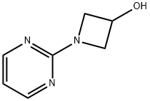 1-(pyrimidin-2-yl)azetidin-3-ol Struktur