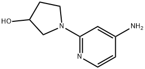 1-(4-aminopyridin-2-yl)pyrrolidin-3-ol Struktur