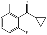 2,6-DIFLUOROPHENYL CYCLOPROPYL KETONE Struktur