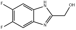 5,6-Difluoro-2-(hydroxymethyl)-benzimidazole Struktur