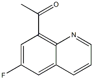 1-(6-Fluoroquinolin-8-yl)ethanone Struktur