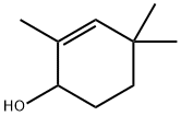 2-Cyclohexen-1-ol, 2,4,4-trimethyl- Struktur