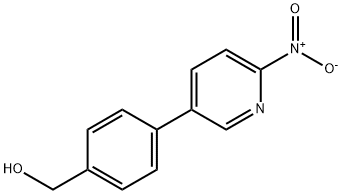 (4-(6-NITROPYRIDIN-3-YL)PHENYL)METHANOL Struktur