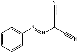 BENZENEAZOMALONONITRILE Struktur