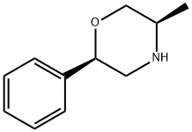 (2R,5R)-5-methyl-2-phenylmorpholine Struktur