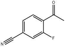 4-acetyl-3-fluorobenzonitrile Struktur