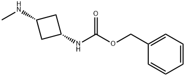 benzyl ((1s,3s)-3-(methylamino)cyclobutyl)carbamate Struktur