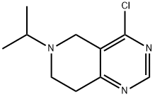 4-Chloro-6-isopropyl-5,6,7,8-tetrahydro-pyrido[4,3-d]pyrimidine Struktur