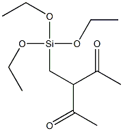 2,4-Pentanedione, 3-[(triethoxysilyl)methyl]- Struktur