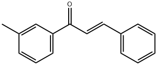 (2E)-1-(3-methylphenyl)-3-phenylprop-2-en-1-one Struktur