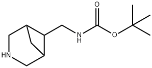 6-(BOC-AMINOMETHYL)-3-AZABICYCLO[3.1.1]HEPTANE Struktur