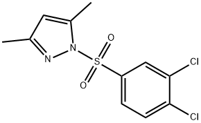 1-(3,4-dichlorophenyl)sulfonyl-3,5-dimethylpyrazole Struktur