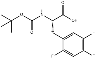 Boc-2,4,5-Trifluoro-DL-Phenylalanine Struktur