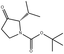 TERT-BUTYL (2S)-3-OXO-2-(PROPAN-2-YL)PYRROLIDINE-1-CARBOXYLATE Struktur