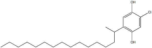 1,4-Benzenediol, 2-chloro-5-sec-hexadecyl- Struktur