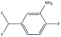 5-(difluoromethyl)-2-fluoroaniline Struktur