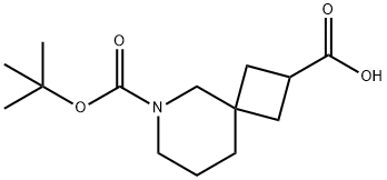 6-(TERT-BUTOXYCARBONYL)-6-AZASPIRO[3.5]NONANE-2-CARBOXYLIC ACID Struktur