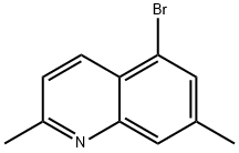 5-Bromo-2,7-dimethyl-quinoline Struktur