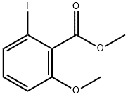 2-Iodo-6-methoxy-benzoic acid methyl ester Struktur