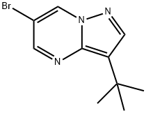 6-Bromo-3-tert-butylpyrazolo[1,5-a]pyrimidine Struktur