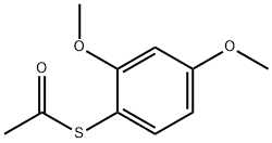 S-(2,4-DIMETHOXYPHENYL) ETHANETHIOATE Struktur