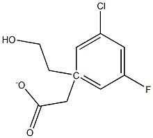 3-CHLORO-5-FLUOROPHENETHYL ACETATE Struktur