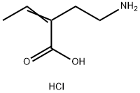 (E)-2-(2-Aminoethyl)but-2-enoic Acid Hydrochloride Struktur