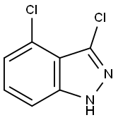 3,4-Dichloro-1H-indazole Struktur