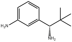 (S)-3-(1-amino-2,2-dimethylpropyl)aniline Struktur