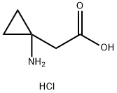 2-(1-AMINOCYCLOPROPYL)ACETIC ACID HCL Struktur