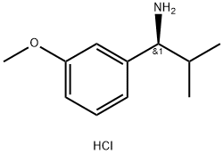 (1S)-1-(3-METHOXYPHENYL)-2-METHYLPROPAN-1-AMINE HYDROCHLORIDE Struktur