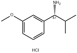 (1R)-1-(3-METHOXYPHENYL)-2-METHYLPROPYLAMINE HYDROCHLORIDE Struktur